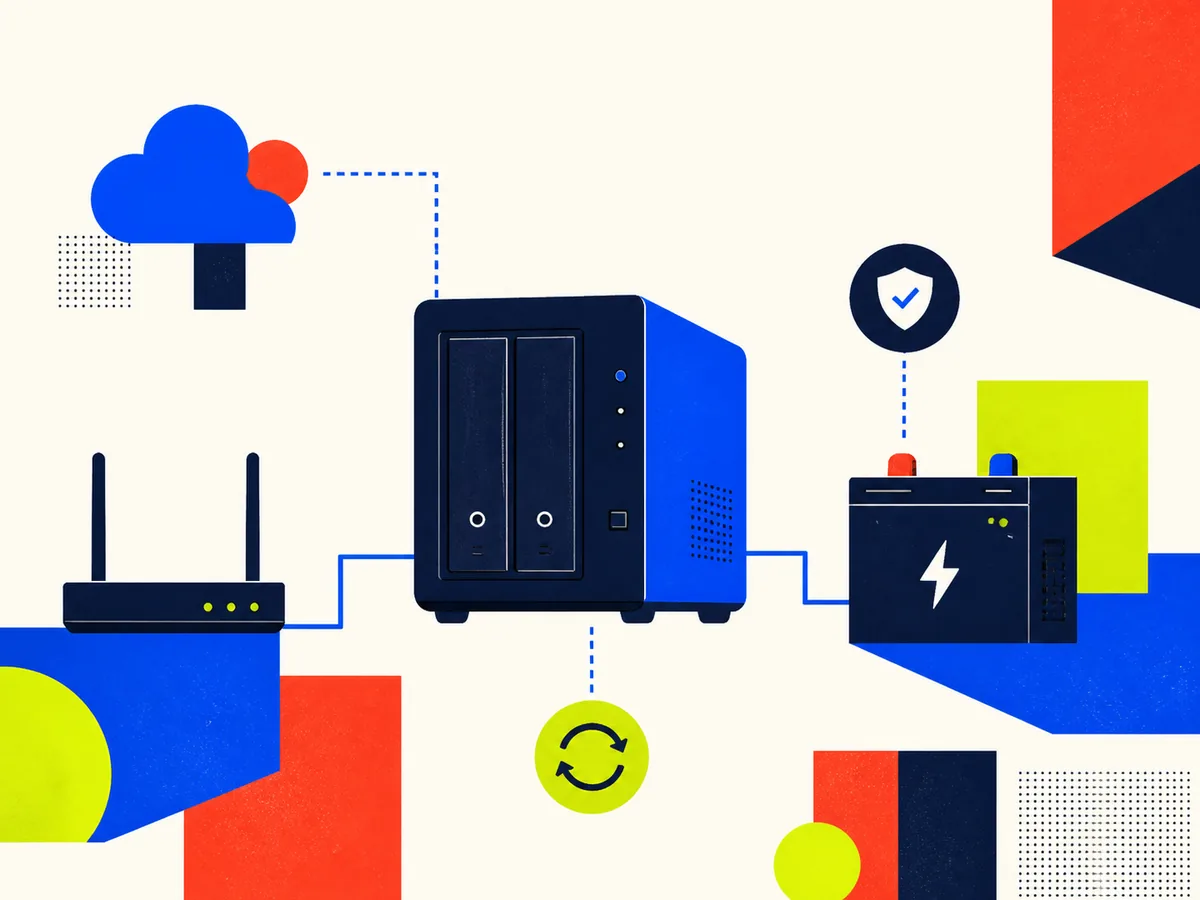 Ilustración editorial genérica para Separar dispositivos IoT con una red de invitados